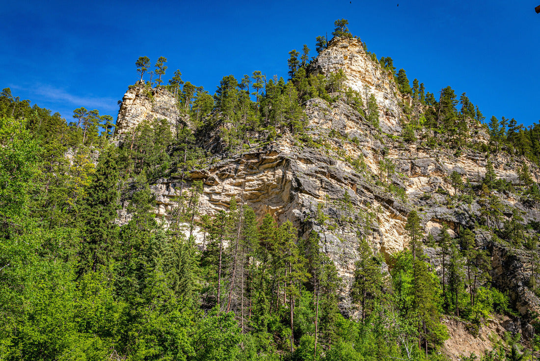 Limestone cliffs in Spearfish Canyon, South Dakota 2000pc Puzzle