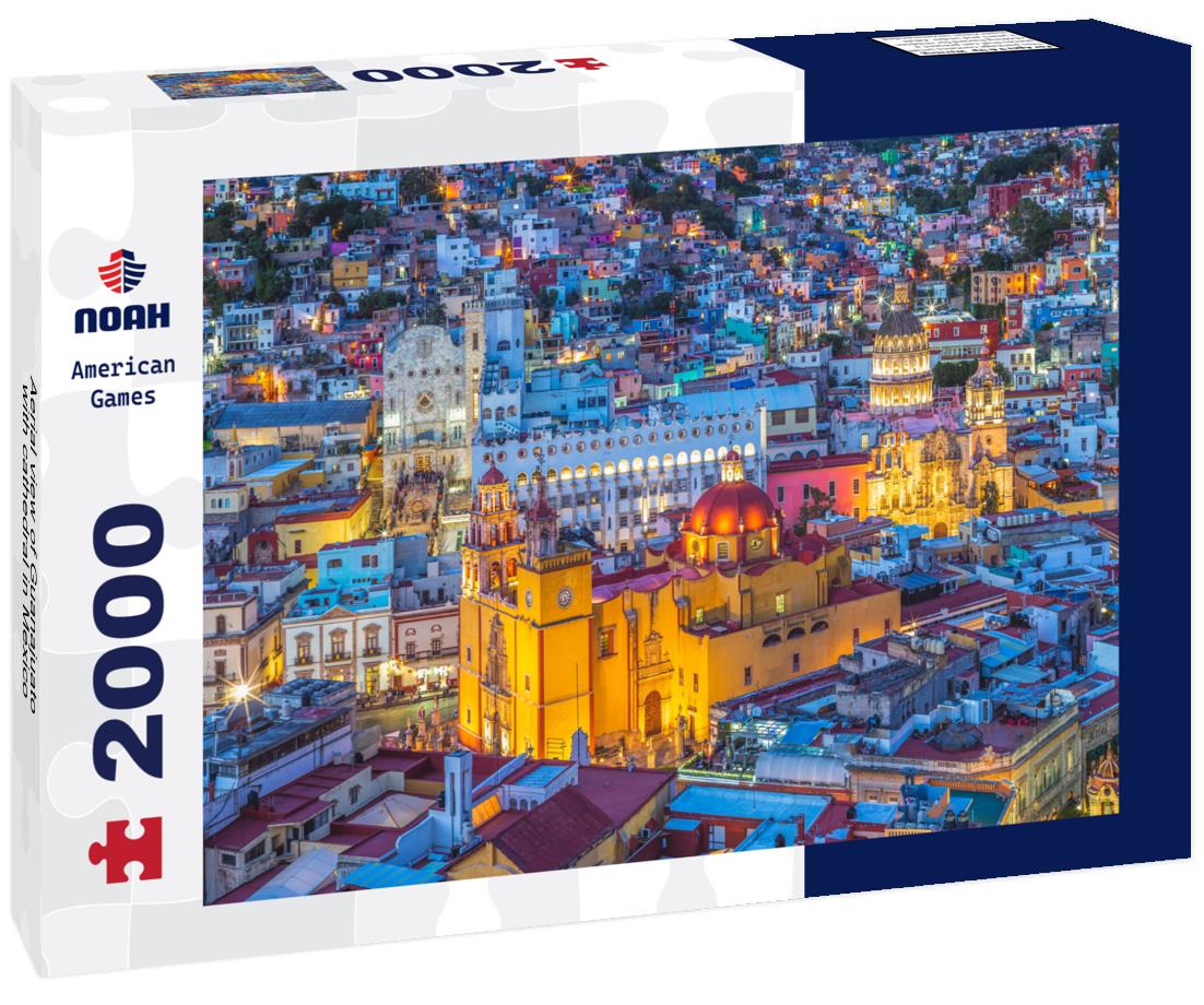 Aerial view of Guanajuato with cathedral in Mexico 2000pc Puzzle