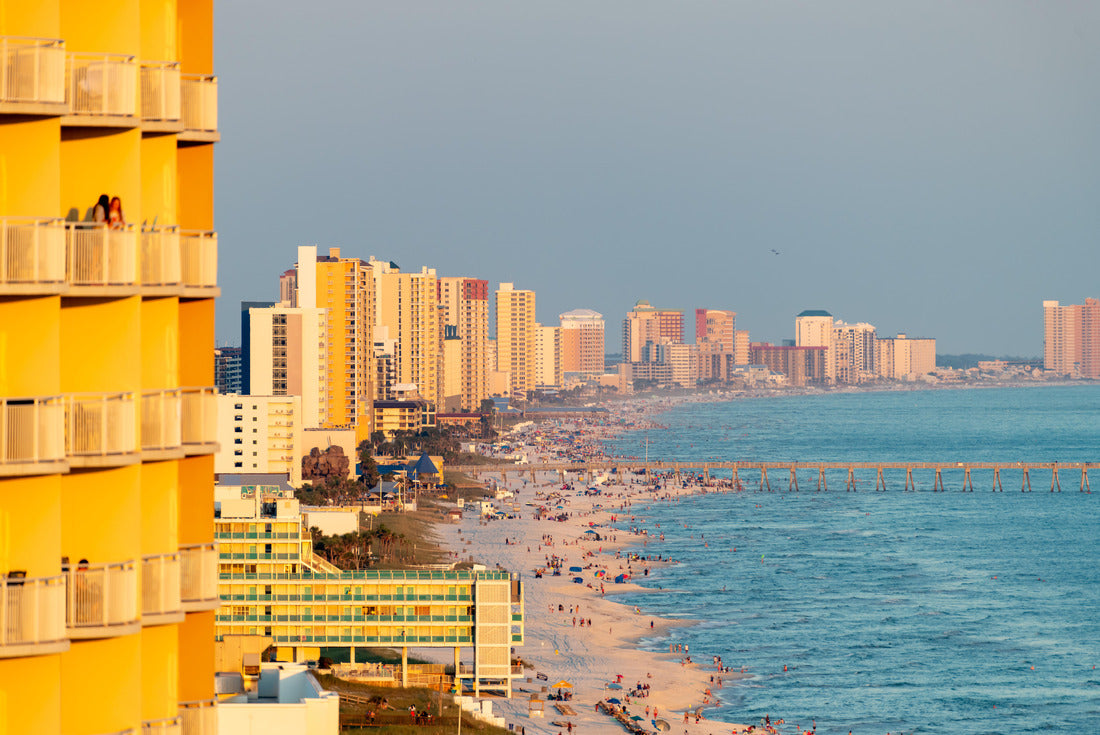 Noah Jigsaw Puzzle Panama City Beach Florida Skyline Beachfront Crowd 2000 pieces