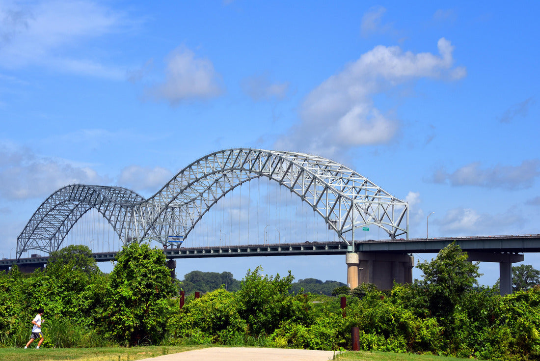 Noah Jigsaw Puzzle Jogging the River Bluff Walkway Memphis, Tennessee 2000 pieces