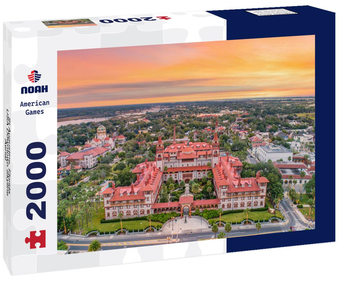 St Augustine, Florida, USA Downtown Skyline Aerial 2000pc Puzzle