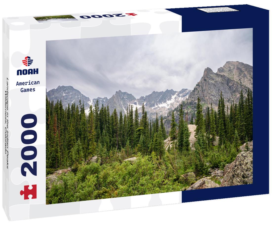 Landscape in the Indian Peaks Wilderness, Colorado 2000pc Puzzle