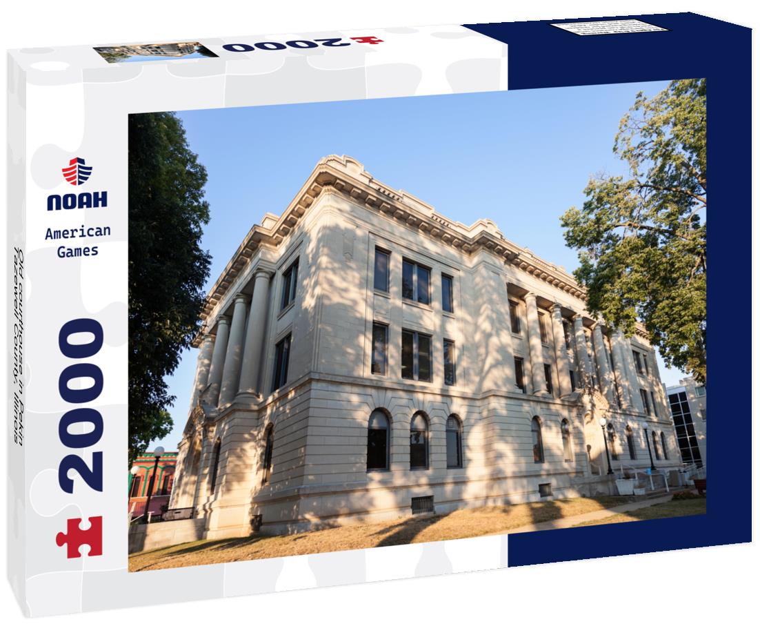 Old courthouse in Pekin, Tazewell County, Illinois 2000pc Puzzle