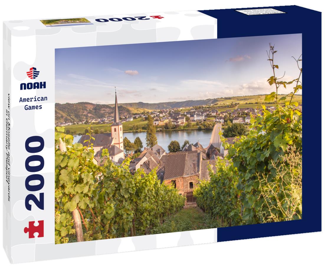 Moselle and vineyards in Germany Piesport 2000pc Puzzle