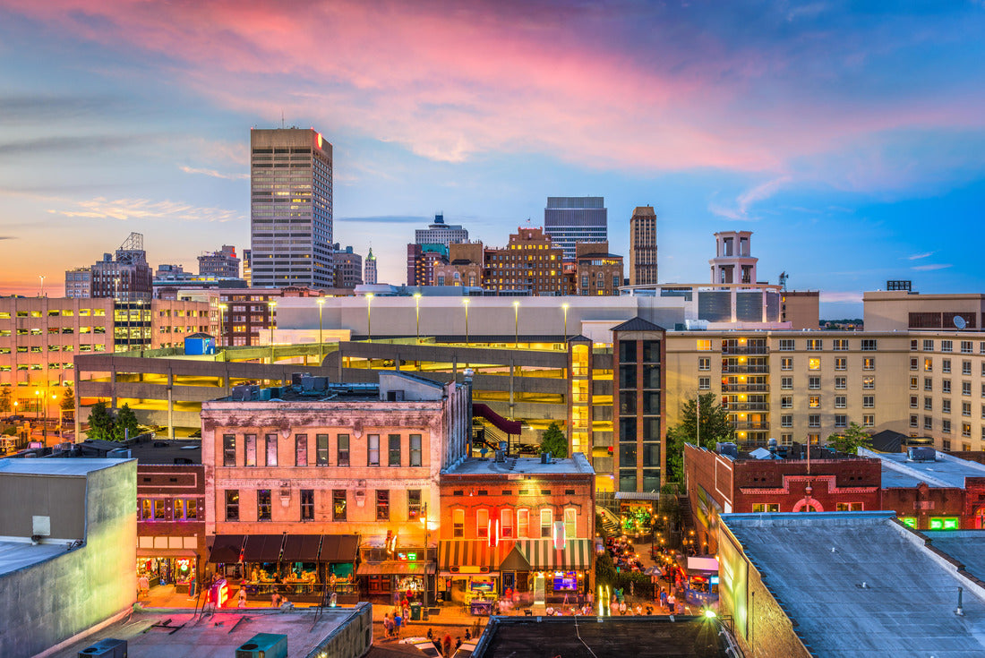 Memphis, Tennessee, USA skyline over Beale Street 2000pc Puzzle