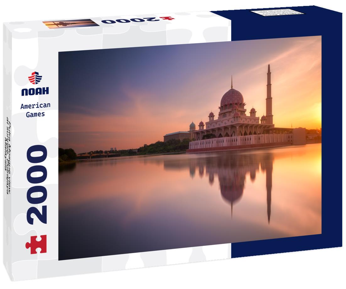 Putra Mosque view at sunrise, Putrajaya, Malaysia 2000pc Puzzle