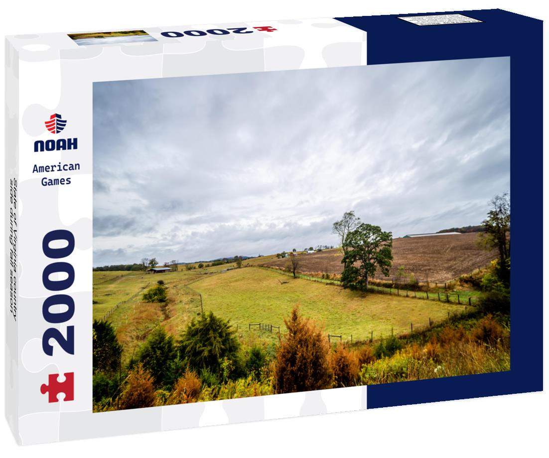 State of Virginia country side during fall season 2000pc Puzzle