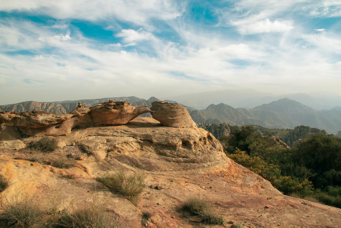 rock mountain in Dana Biosphere Reserve in jordan 2000pc Puzzle