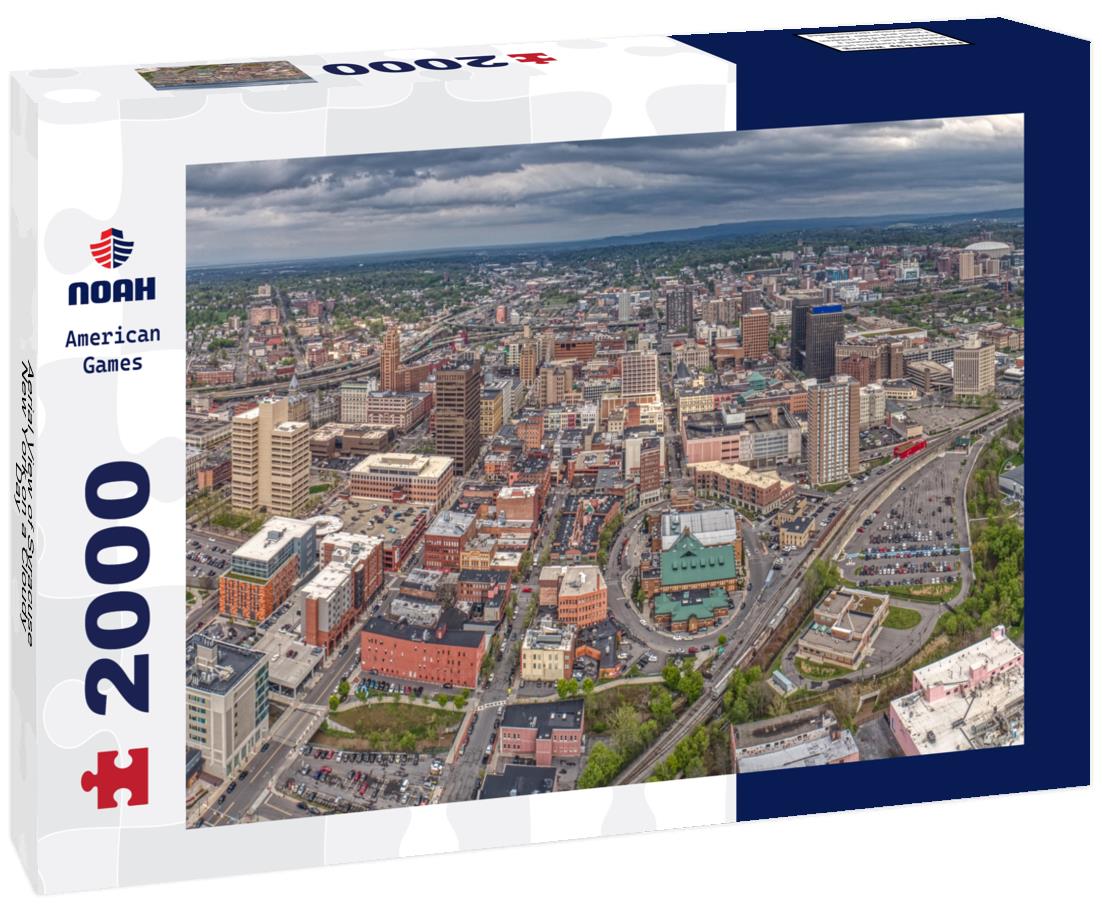Aerial View of Syracuse, New York on a Cloudy Day 2000pc Puzzle