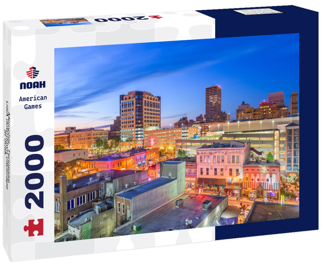 Memphis, Tennesse, USA downtown cityscape at dusk 2000pc Puzzle
