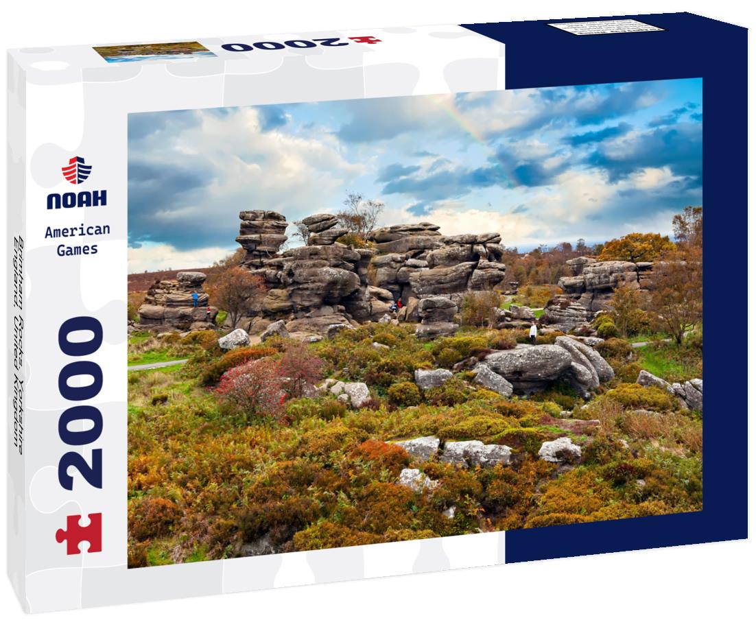 Brimham Rocks. Yorkshire, England, United Kingdom 2000pc Puzzle