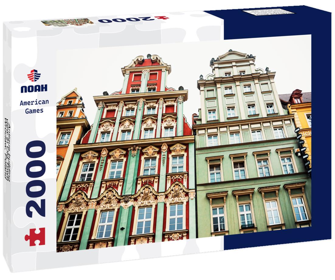 Antique building view in Old Town Wroclaw, Poland 2000pc Puzzle