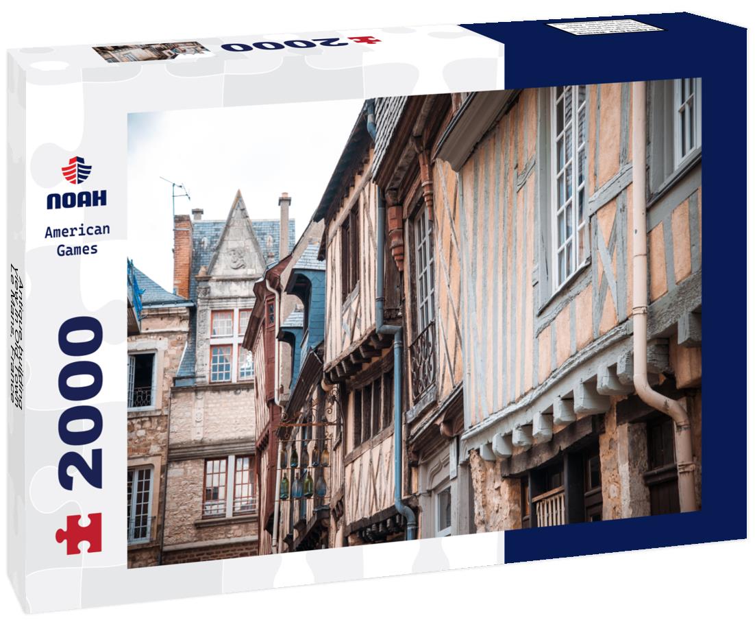 Antique building view in Old Town Le Mans, France 2000pc Puzzle