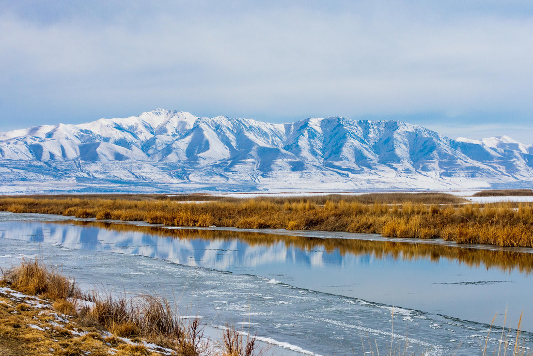 Noah Jigsaw Puzzle Snowy Mountains, Bear River Migratory Bird Refuge 2000 pieces