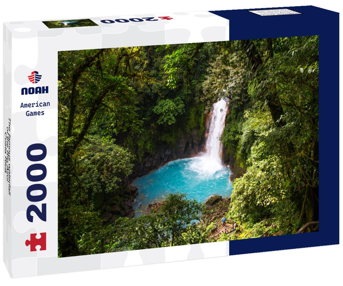 The famous waterfall of the Rio Azul, Costa Rica 2000pc Puzzle