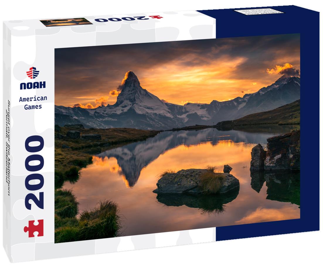 Sunset over the Matterhorn, Zermatt, Switzerland 2000pc Puzzle