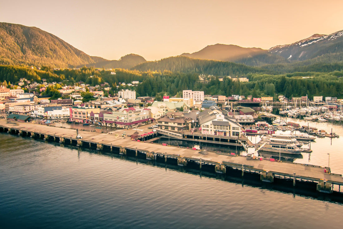 Noah Jigsaw Puzzle Ketchikan alaska downtown of a northern USA town 2000 pieces