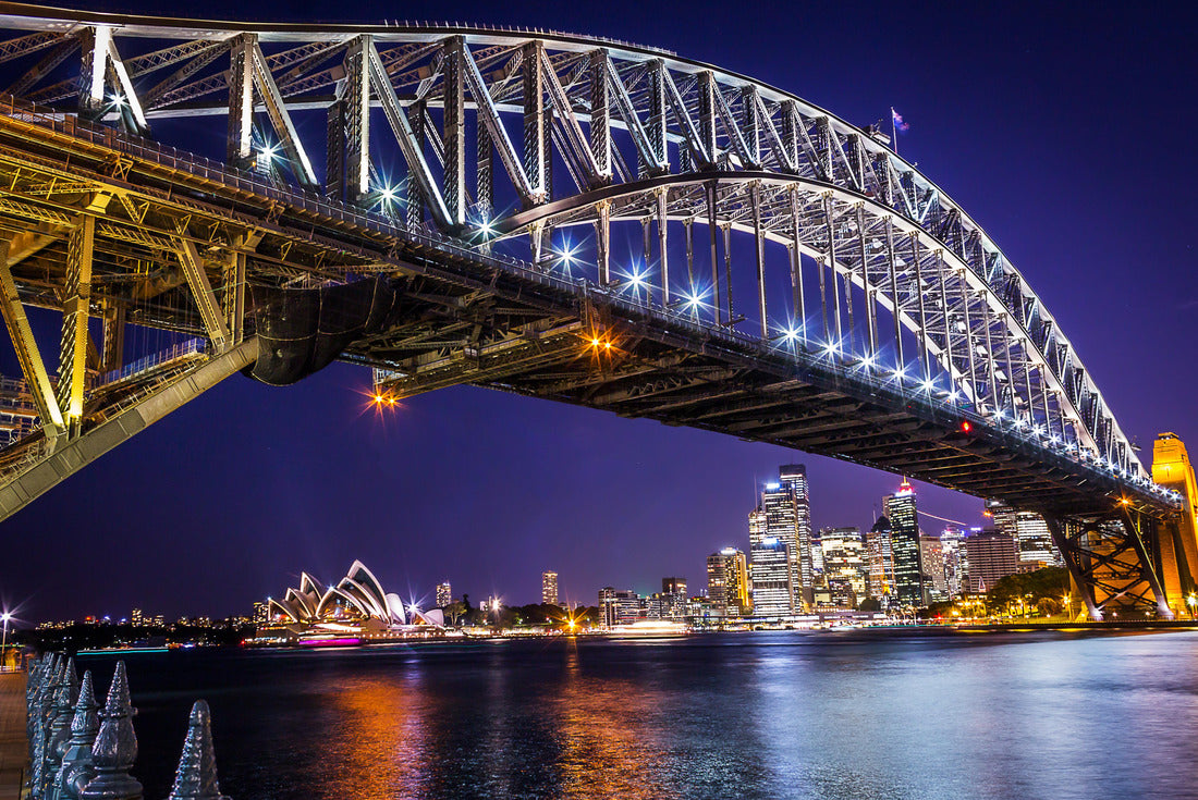 Night view of Harbour bridge in Sydney Australia 2000pc Puzzle