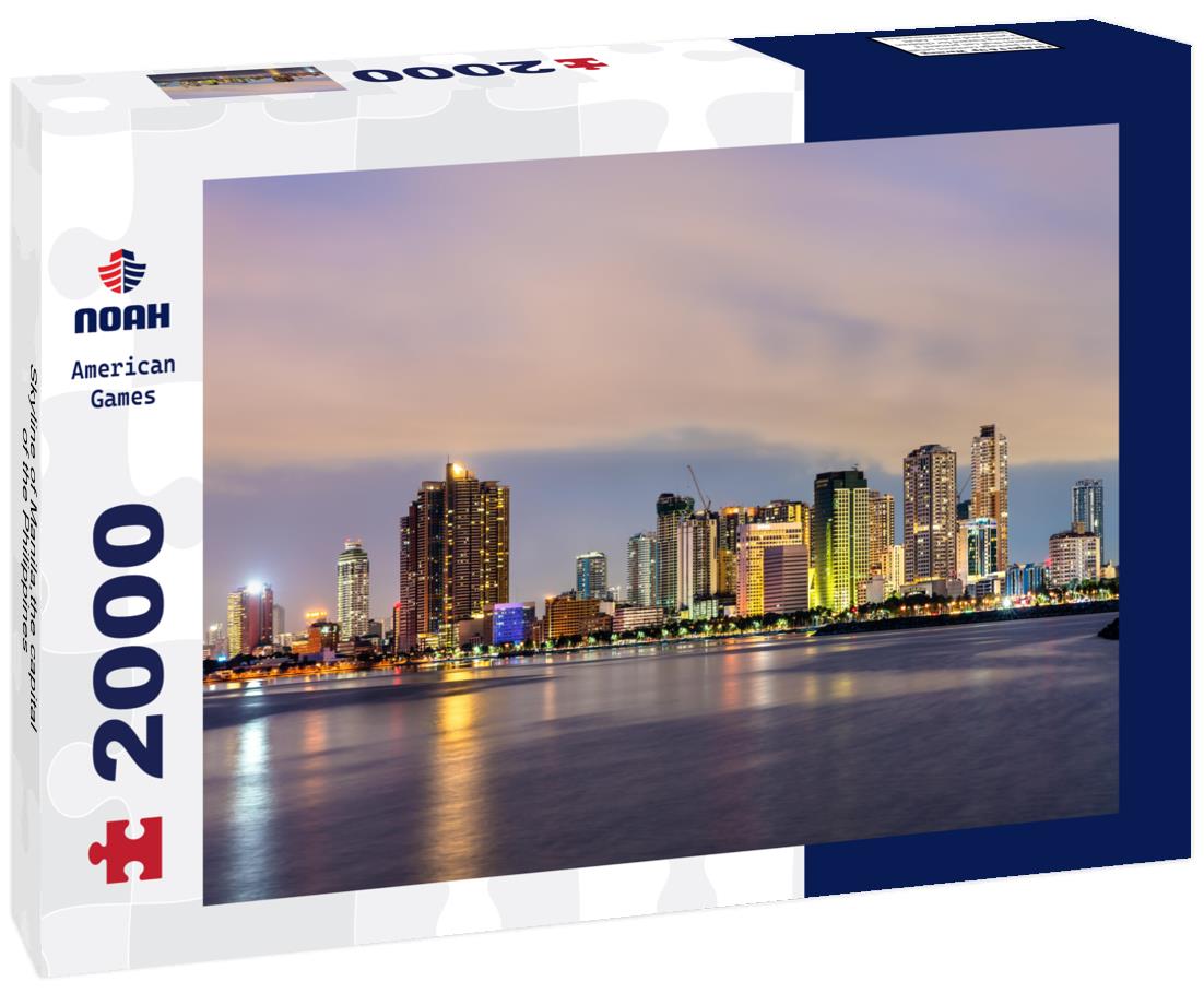 Skyline of Manila,the capital of the Philippines 2000pc Puzzle