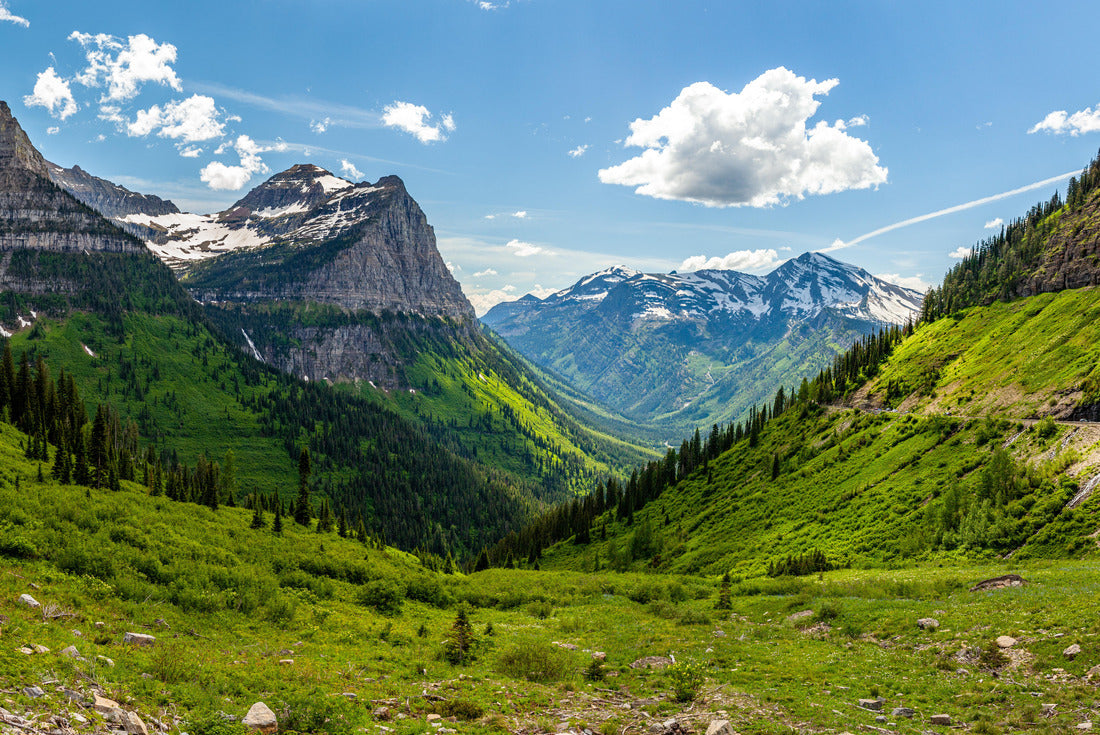 Noah Jigsaw Puzzle Sunny panorama in Glacier national park, Montana 2000 pieces