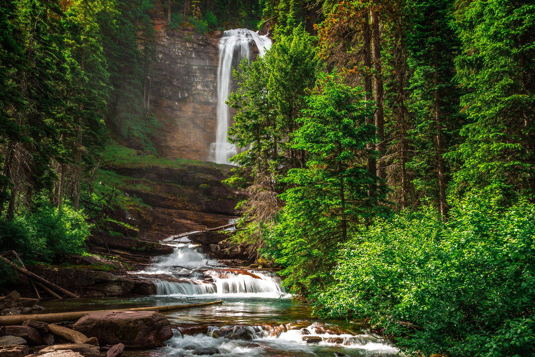 Noah Jigsaw Puzzle Virginia Falls in Glacier National Park, Montana 2000 pieces