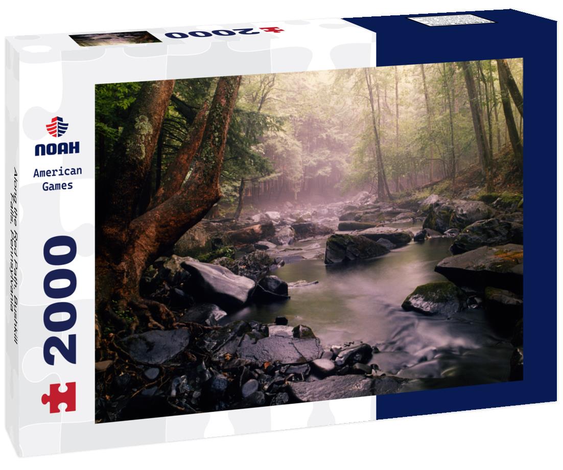 Along the Red Path, Bushkill Falls, Pennsylvania 2000pc Puzzle