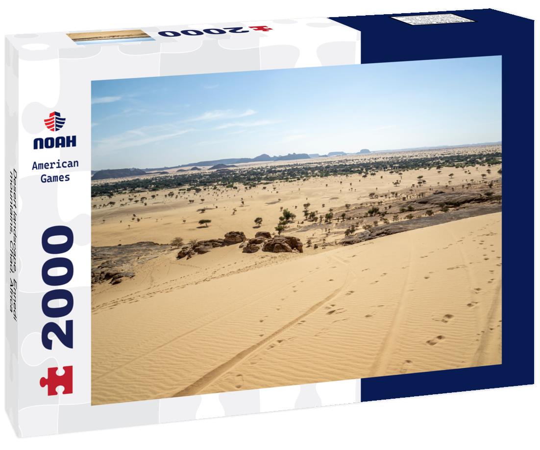 Desert landscape, Ennedi mountains, Chad, Africa 2000pc Puzzle