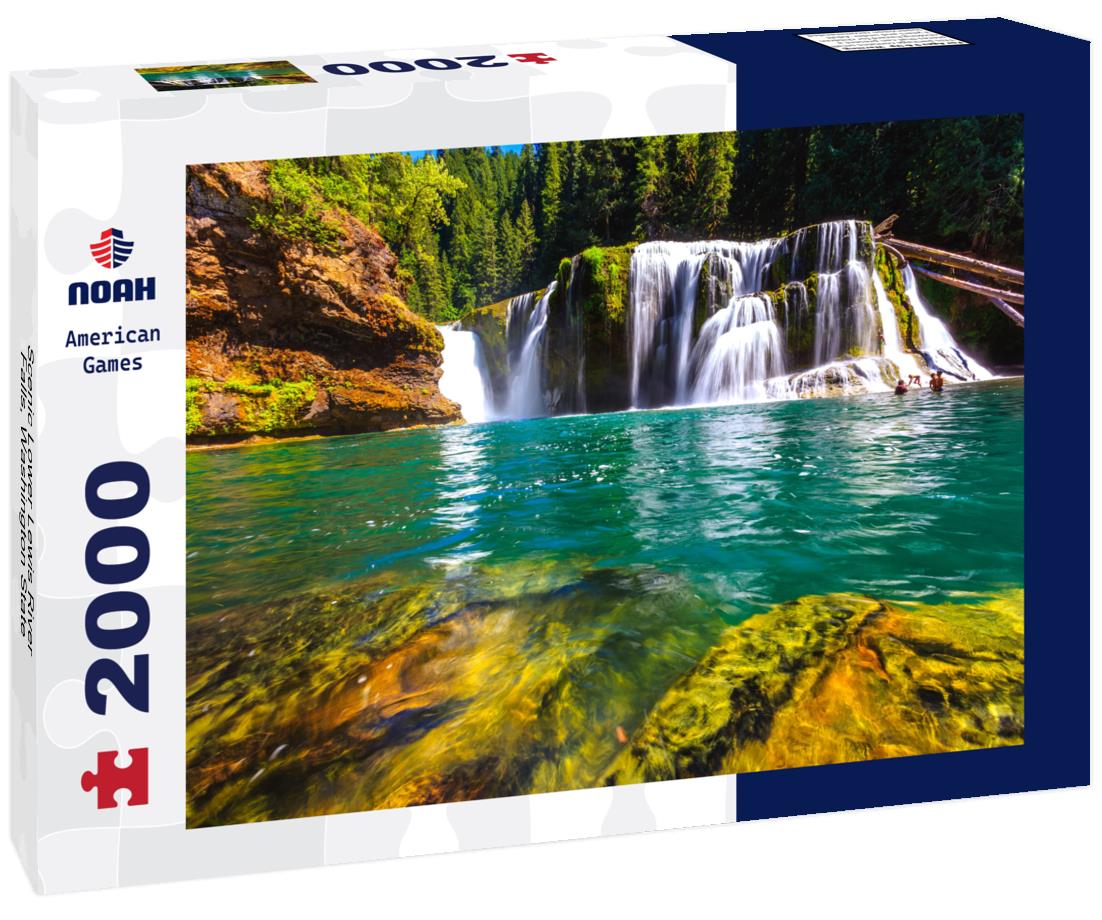 Scenic Lower Lewis River Falls, Washington State 2000pc Puzzle