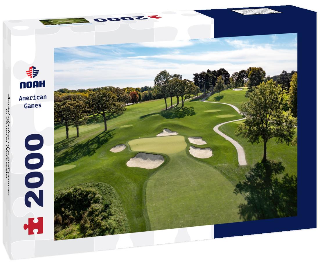 Aerial photos of a golf course in Omaha Nebraska 2000pc Puzzle