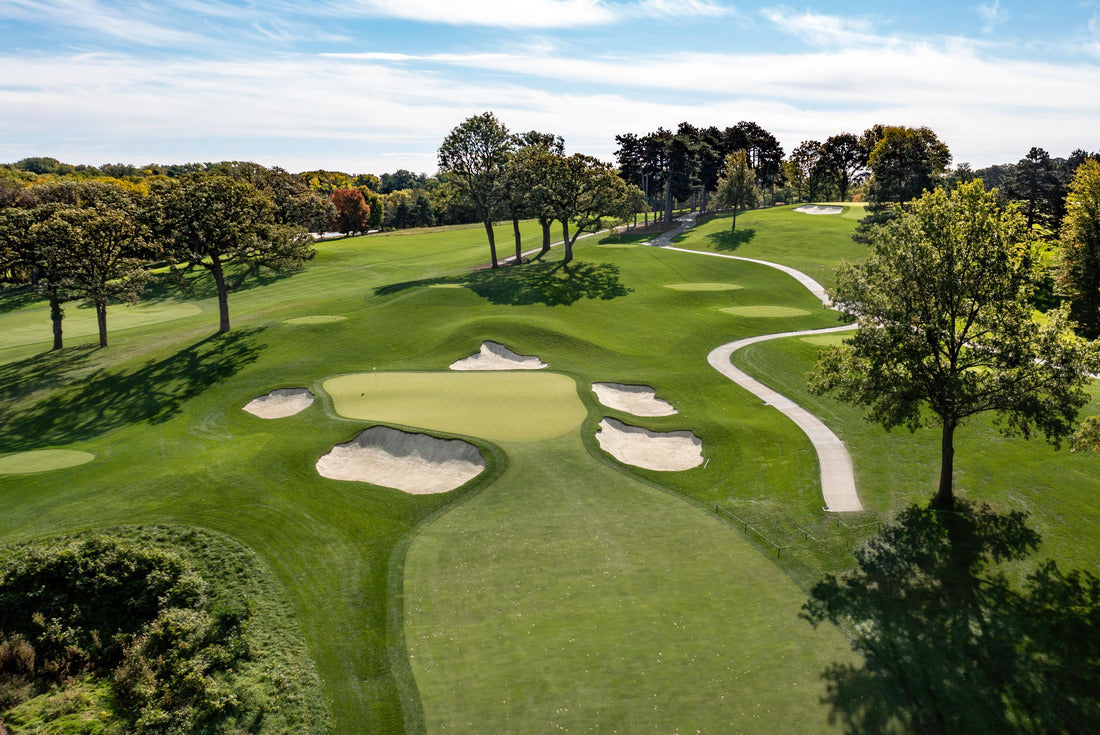 Aerial photos of a golf course in Omaha Nebraska 2000pc Puzzle
