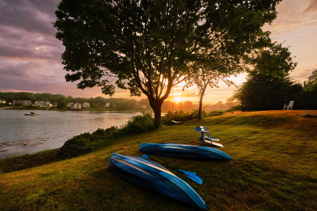Calm sunset after afternoon thunderstorms, Maine 2000pc Puzzle