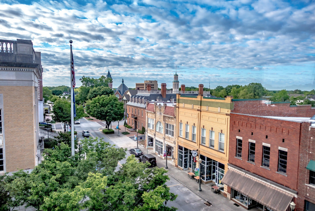 Noah Jigsaw Puzzle Rock Hill South Carolina downtown in the morning 2000 pieces