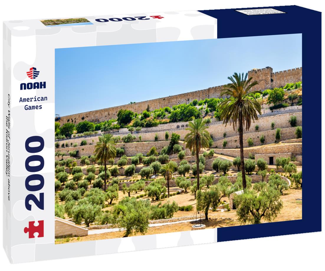 City Walls of Jerusalem above the Kidron Valley 2000pc Puzzle