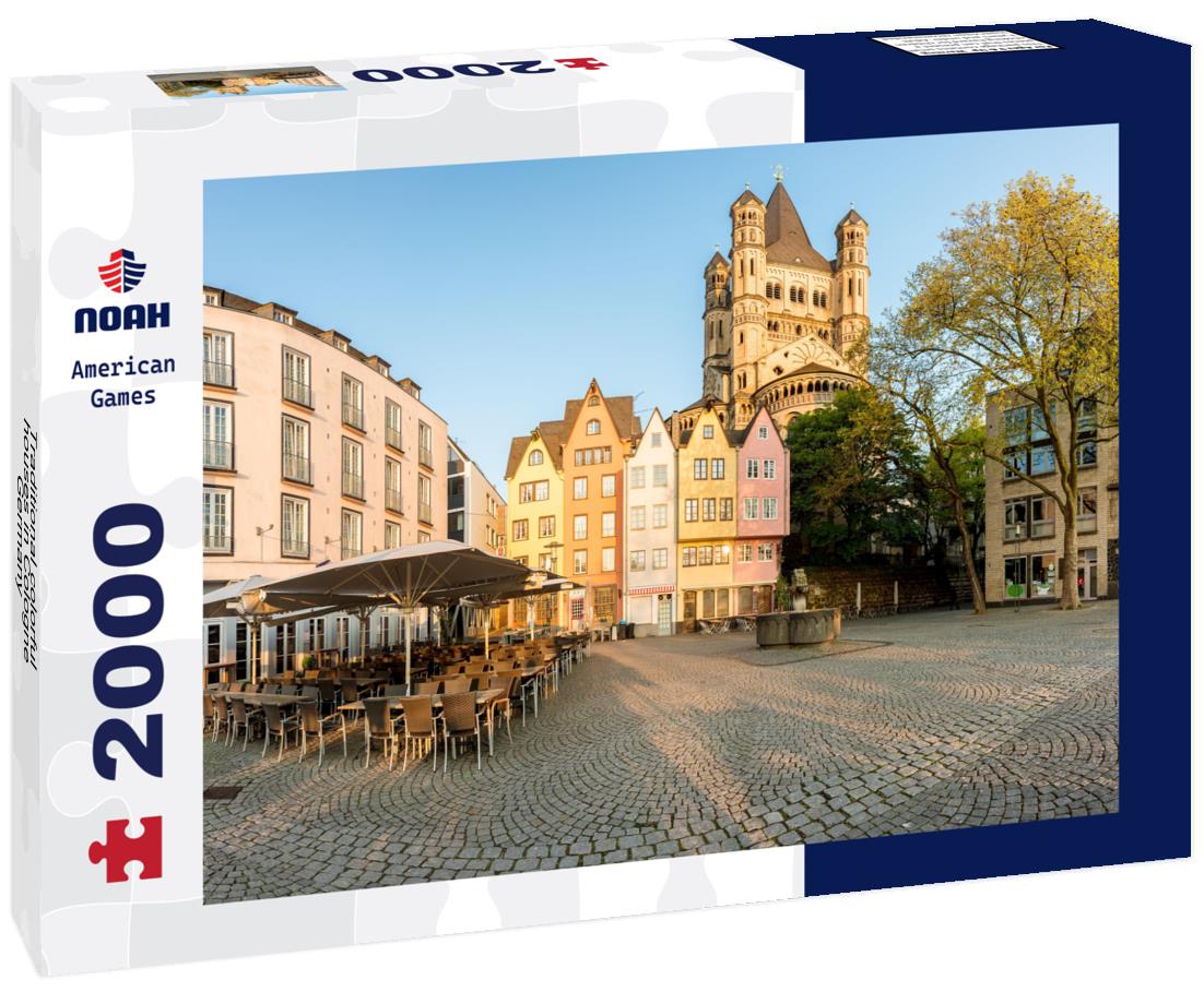 Traditional colorful houses in Cologne, Germany 2000pc Puzzle