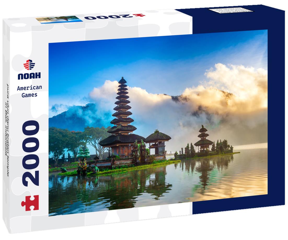 pura ulun danu bratan temple in Bali, indonesia 2000pc Puzzle