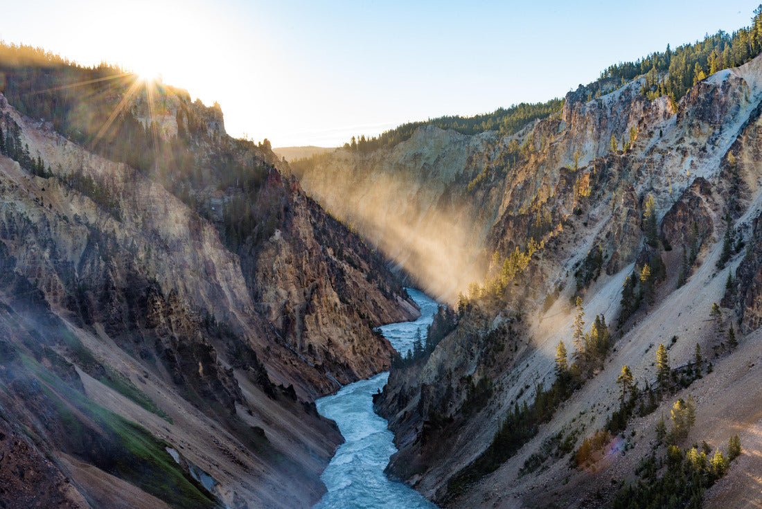 Grand Canyon of Yellowstone at sunrise, Wyoming 2000pc Puzzle
