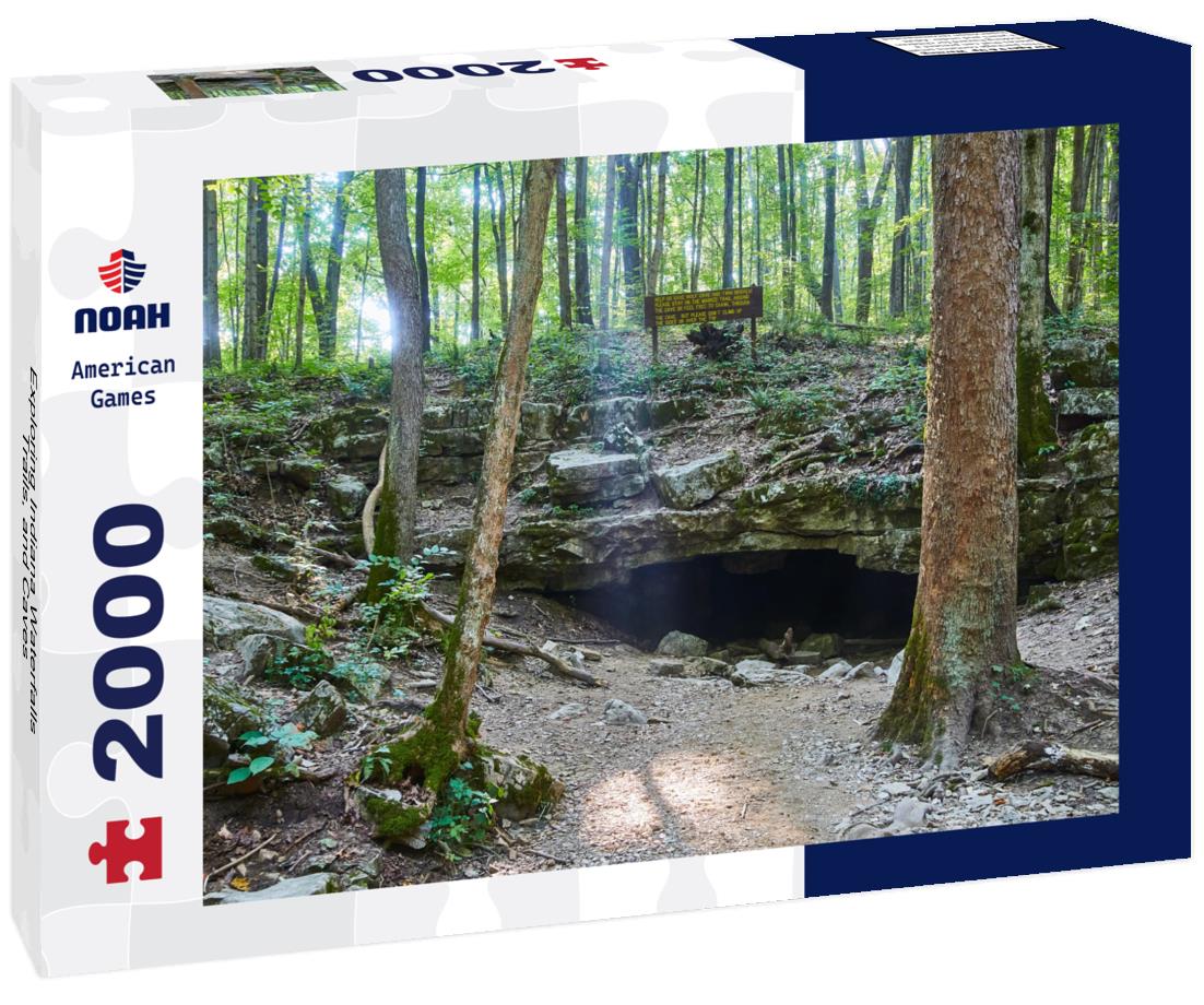 Exploring Indiana Waterfalls, Trails, and Caves 2000pc Puzzle
