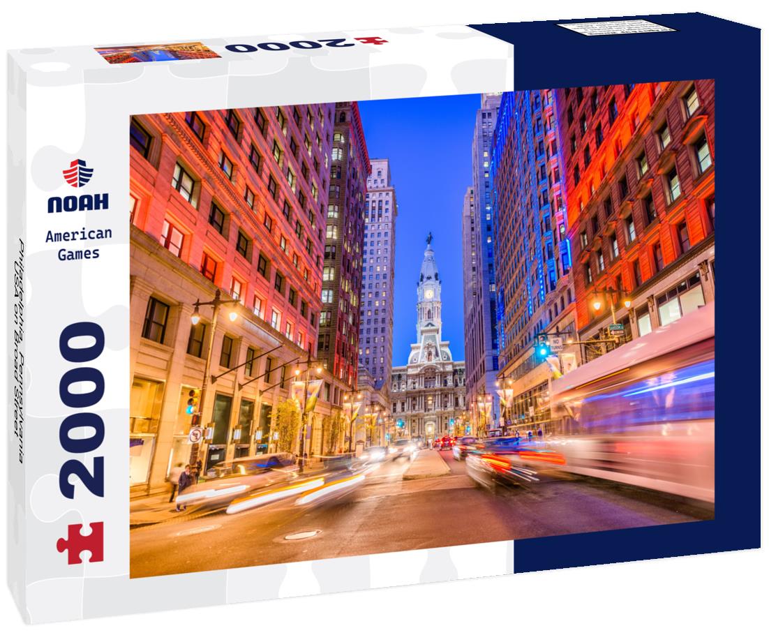 Philadelphia, Pennsylvania, USA on Broad Street 2000pc Puzzle