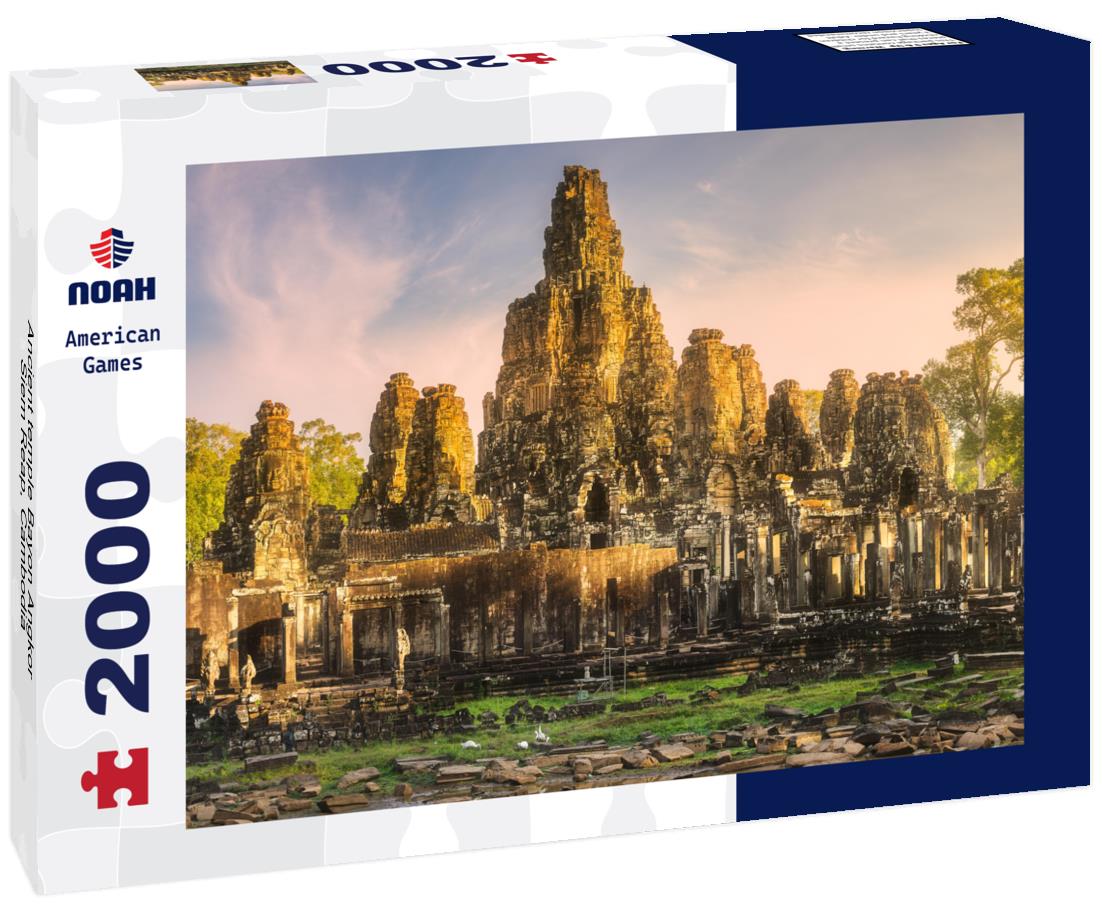 Ancient temple Bayon Angkor Siem Reap, Cambodia 2000pc Puzzle