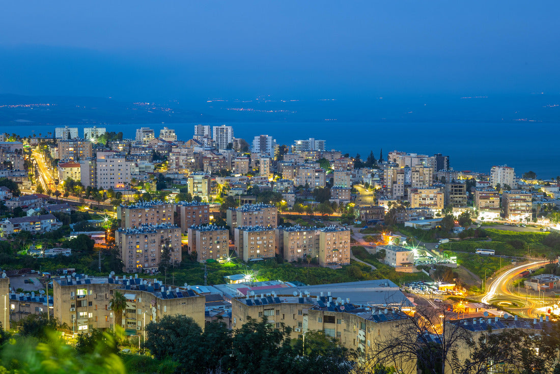 Skyline of Tiberias at shore of Galilee, israel 2000pc Puzzle