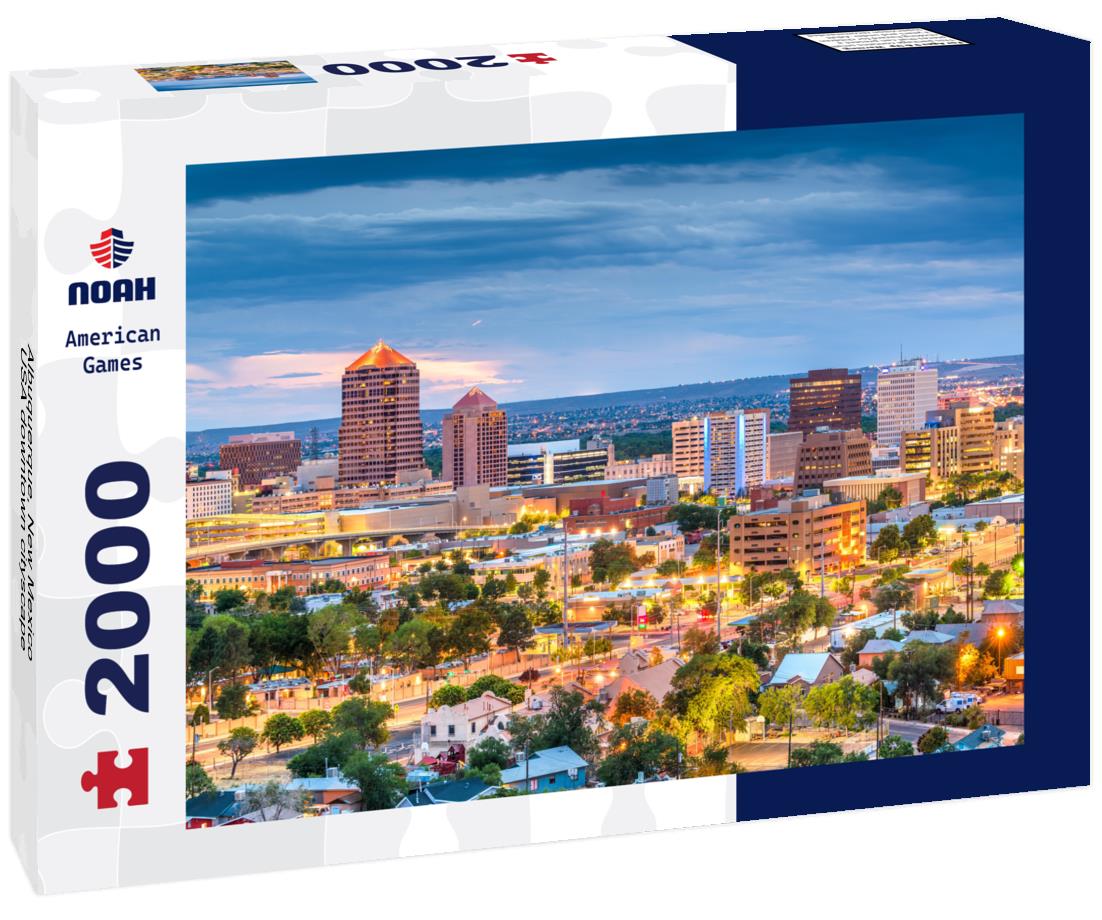 Albuquerque, New Mexico, USA downtown cityscape 2000pc Puzzle