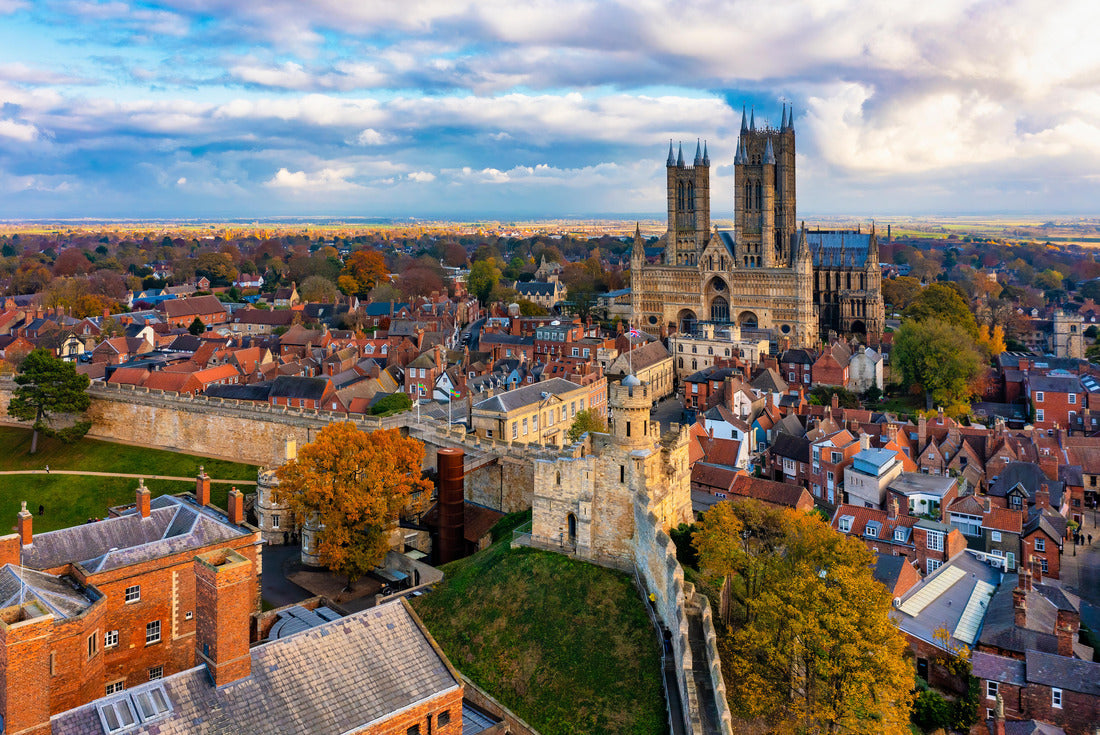 Lincoln Cathedral view from the castle, England 2000pc Puzzle