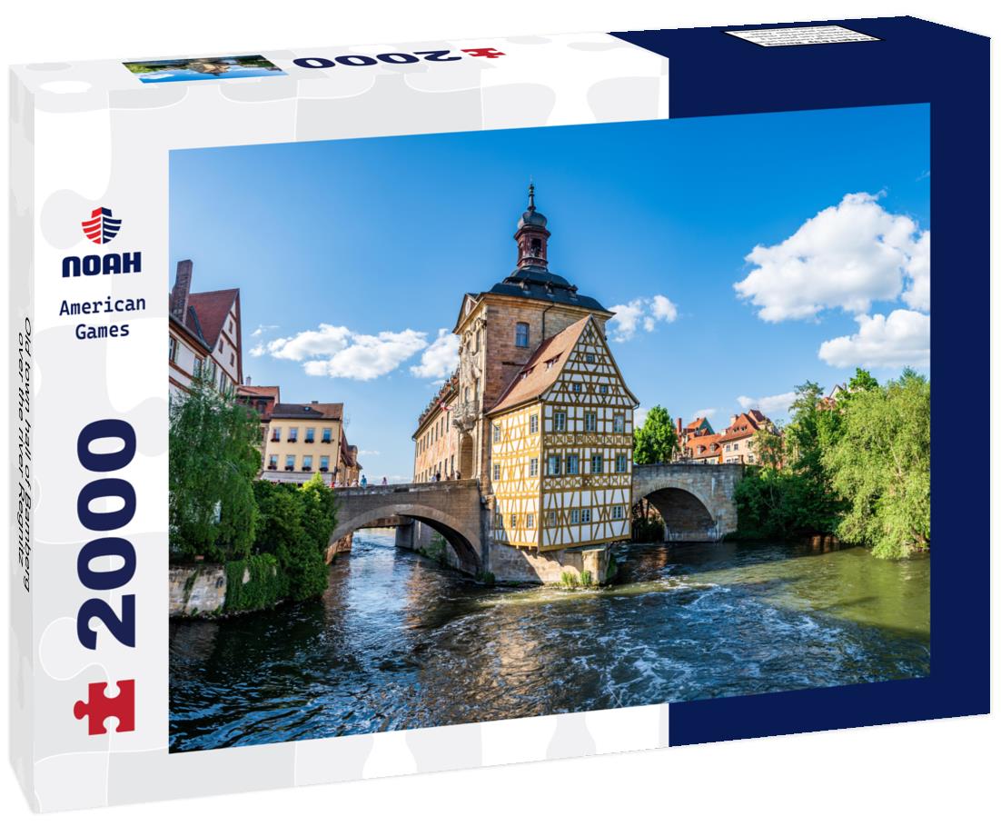 Old town hall of Bamberg over the river Regnitz 2000pc Puzzle