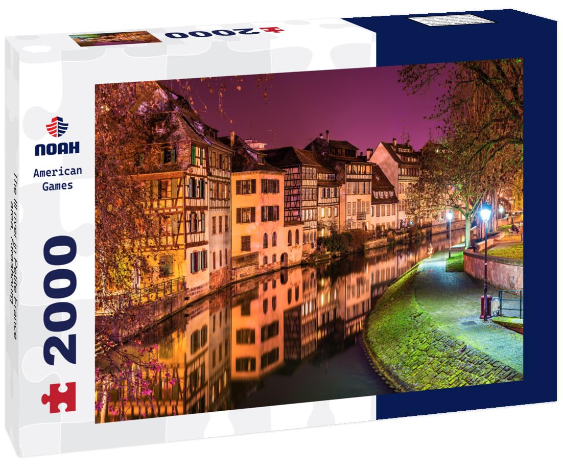 The Ill river in Petite France area, Strasbourg 2000pc Puzzle