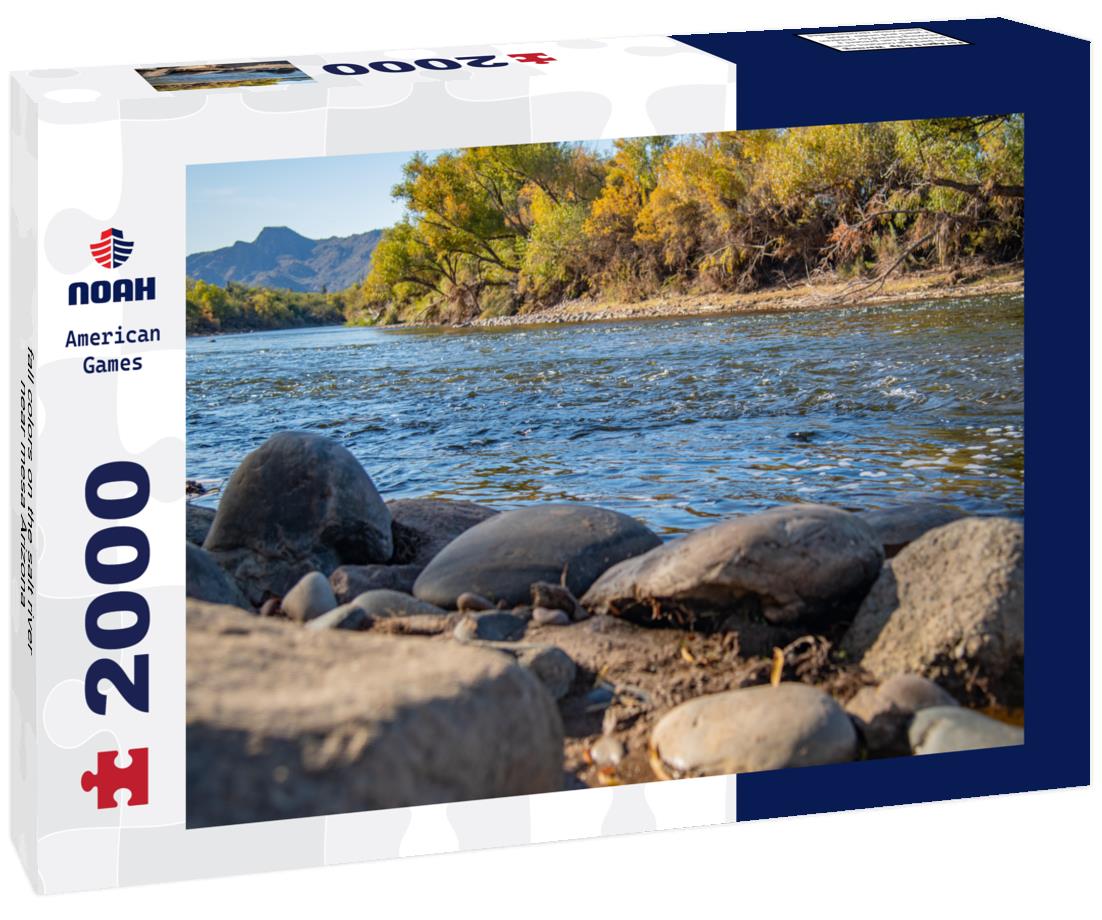 fall colors on the salt river near mesa Arizona 2000pc Puzzle