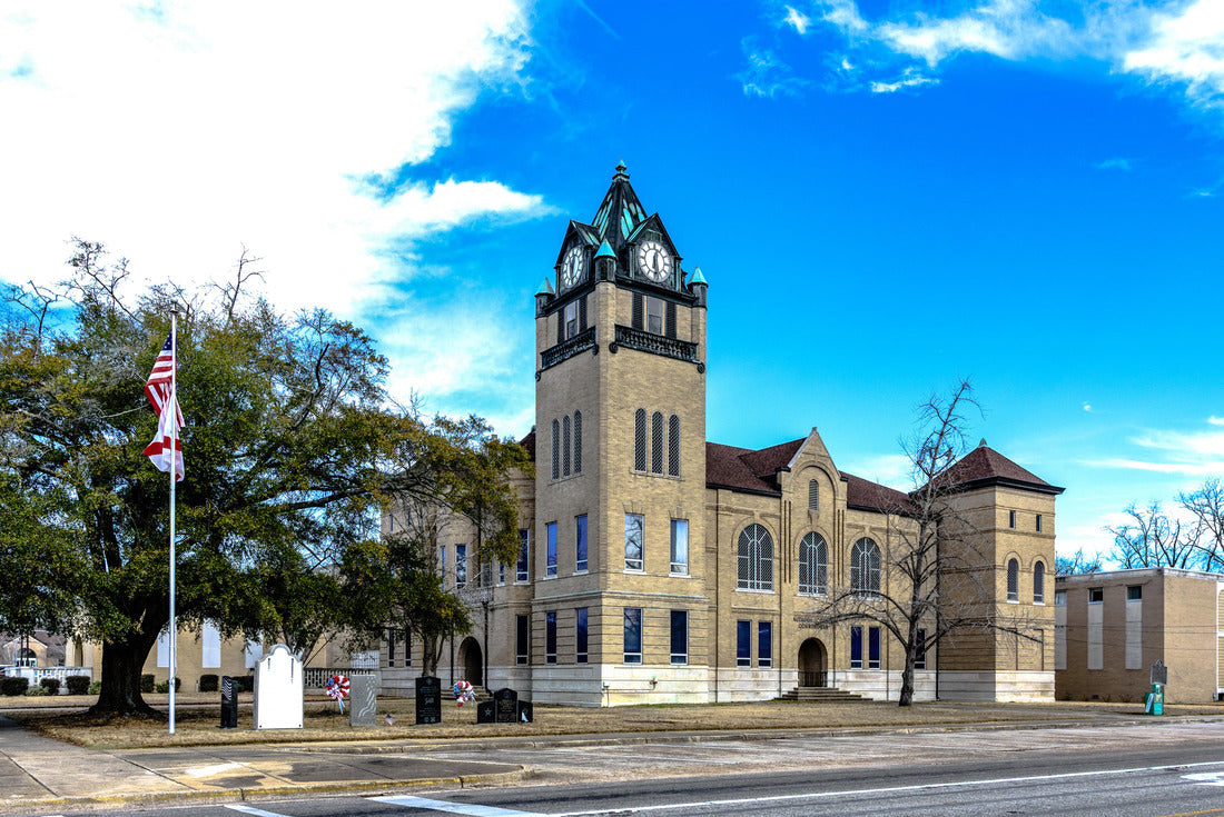 Noah Jigsaw Puzzle Landscape of Autauga County Courthouse Alabama 2000 pieces