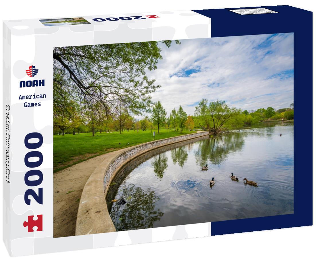 Pond at Patterson Park, in Baltimore, Maryland 2000pc Puzzle