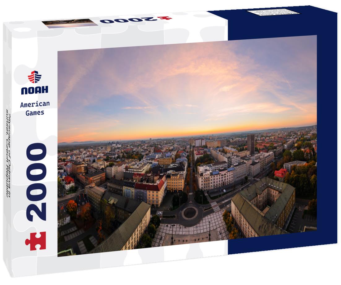 ?ityscape of Ostrava in sunset, Czech Republic 2000pc Puzzle
