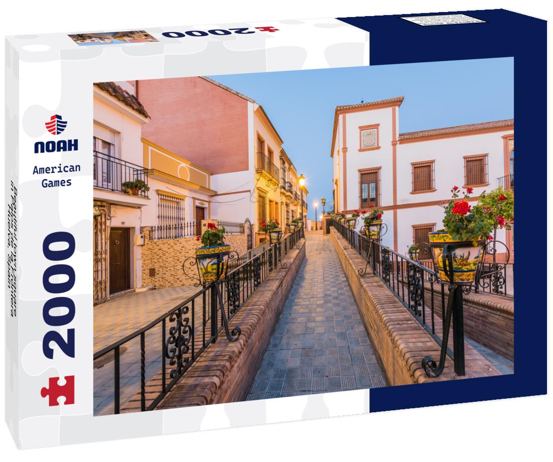 Beautiful town square in Palos de la Frontera, Huelva, Spain 2000pc Puzzle