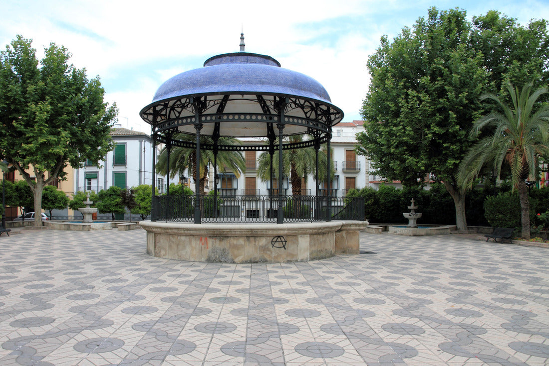 Bandstand Mancha Real village, Sierra de Magina, Andalusia, Jaen province, Spain 2000pc Puzzle